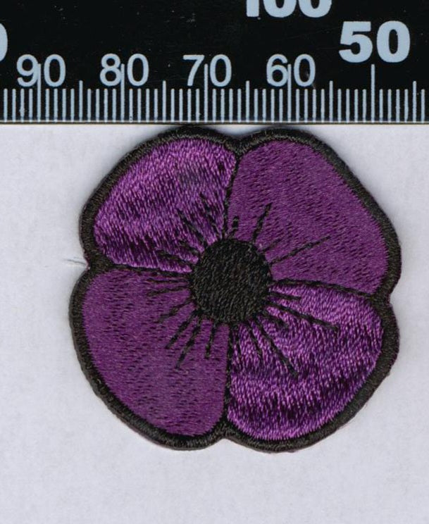 Purple Poppy patch